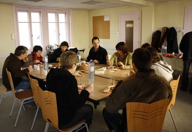 Repas avec les nouveaux bénévoles (sensibilisation)